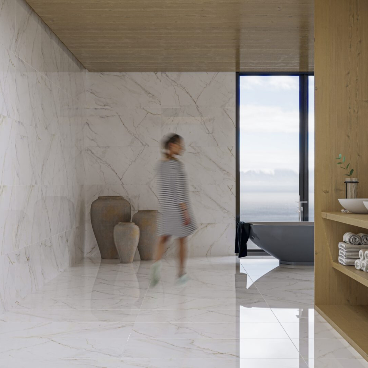 PORCELANATO CASTEL DE TASSO LUX CASTELLI 62X121 - Imagem 2