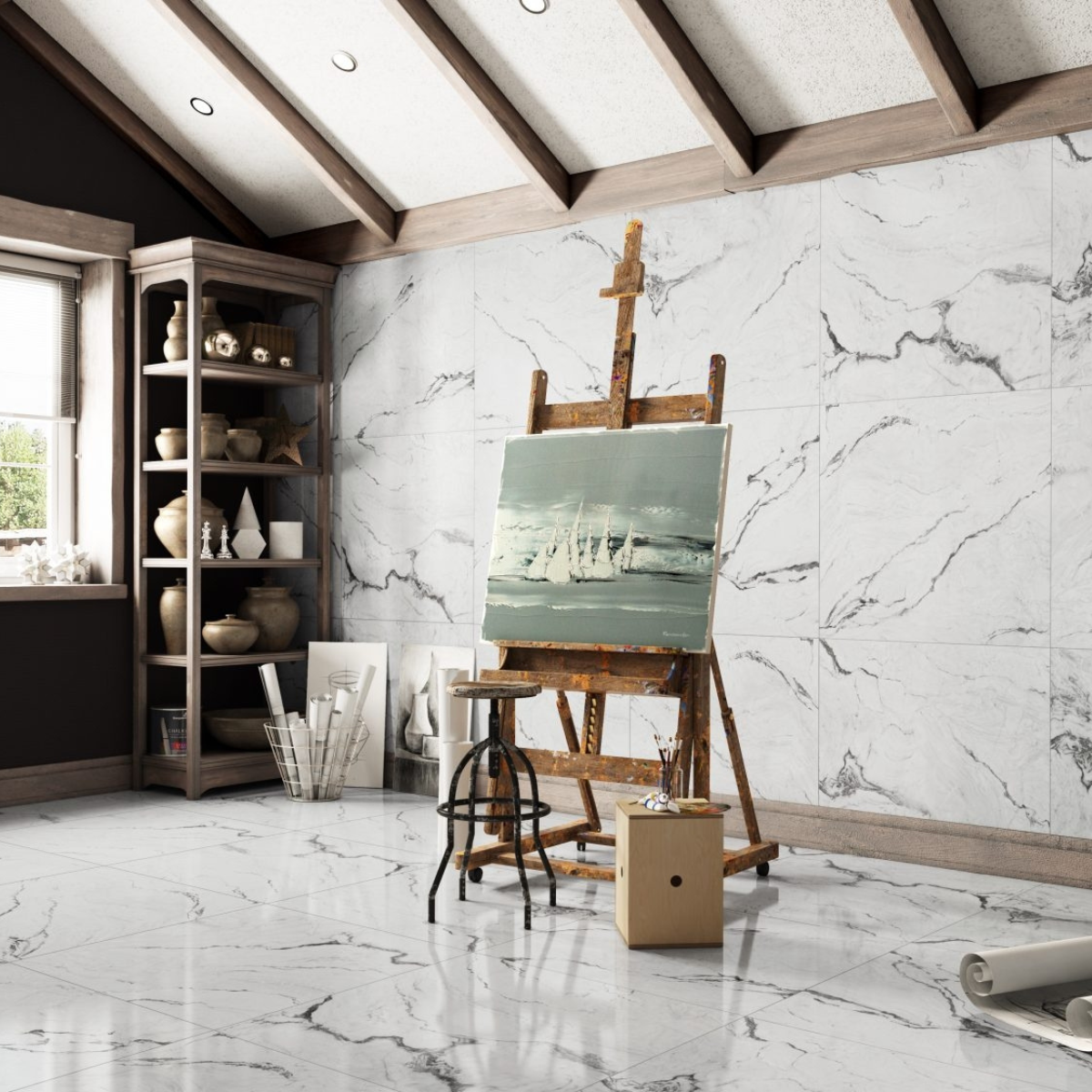 PORCELANATO GRAN CASTELO DE CASHEL LUX CASTELLI 62X121 - Imagem 2