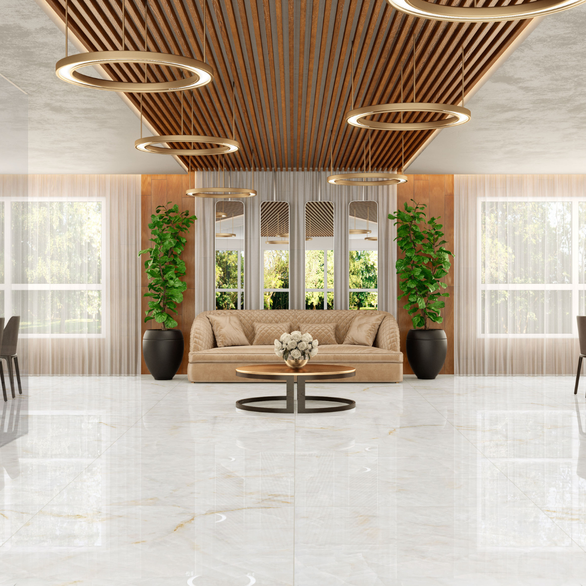 PORCELANATO CASTELO DE WINDSOR LUX CASTELLI 62X121 - Imagem 2