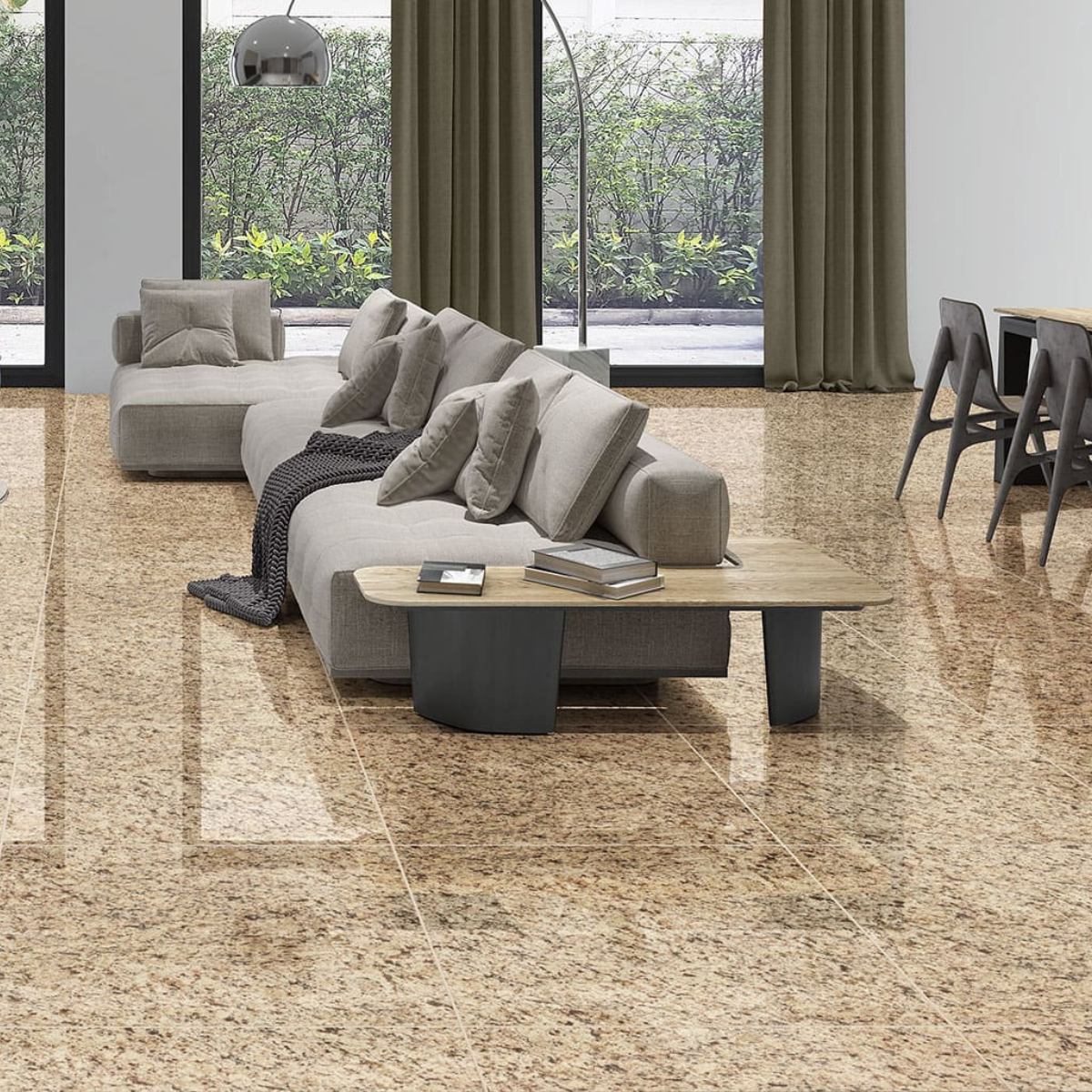 PISO JAGUAR BG RT POLIDO FORMIGRES 66x66 - Imagem 2