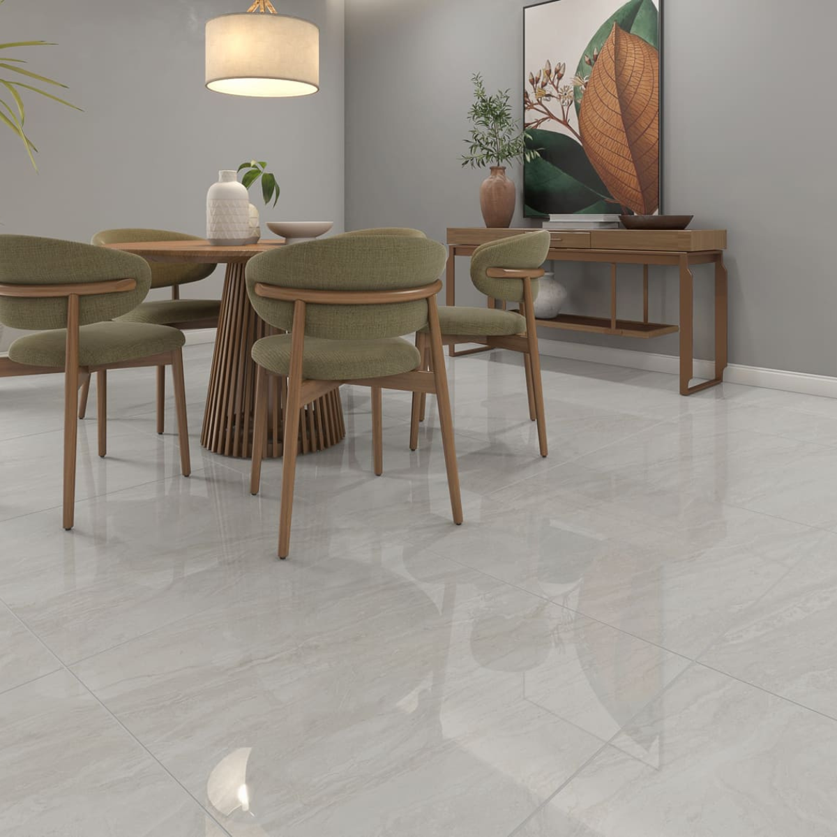 PISO MALI CINZA RT POLIDO FORMIGRES 81X81 - Imagem 2