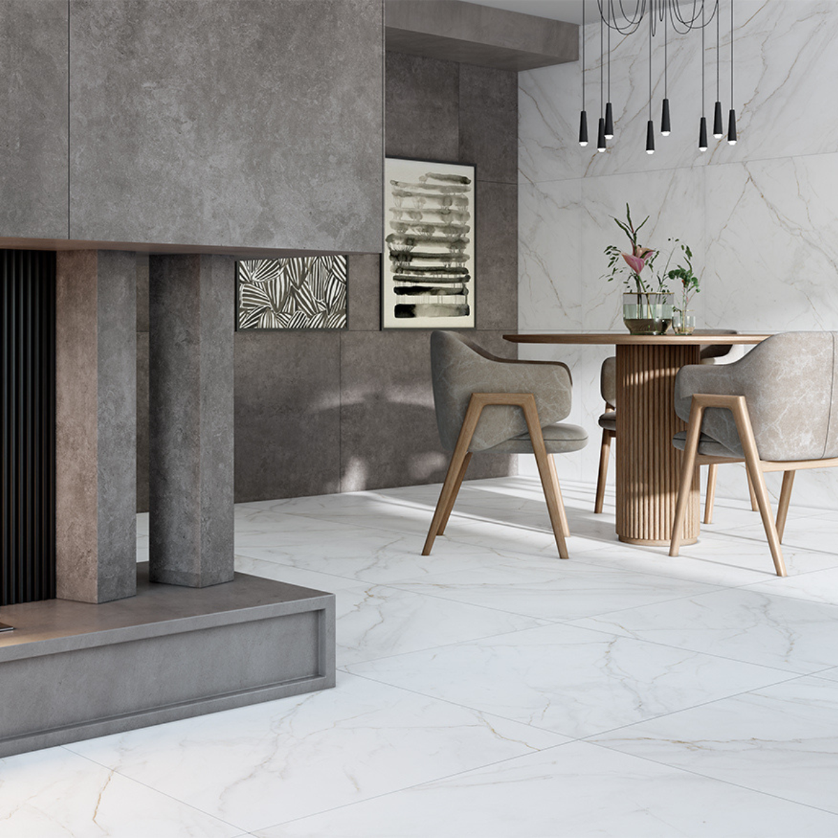 PORCELANATO CASTEL DE TASSO CASTELLI 123X123 - Imagem 2